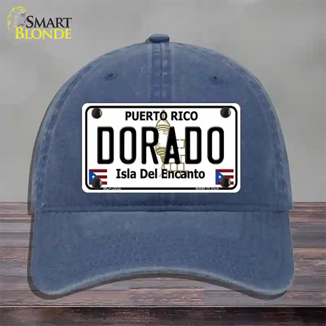 Dorado Novelty License Plate Hat Unconstructed Cotton / Navy