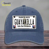 Guayanilla Puerto Rico Novelty License Plate Hat Unconstructed Cotton / Navy