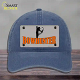 Bow Hunter Novelty License Plate Hat Unconstructed Cotton / Navy