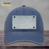 Silver Toolbox Diamond Novelty License Plate Hat Unconstructed Cotton / Navy