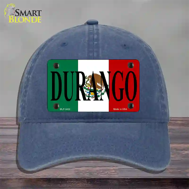 Durango Novelty License Plate Hat Unconstructed Cotton / Navy