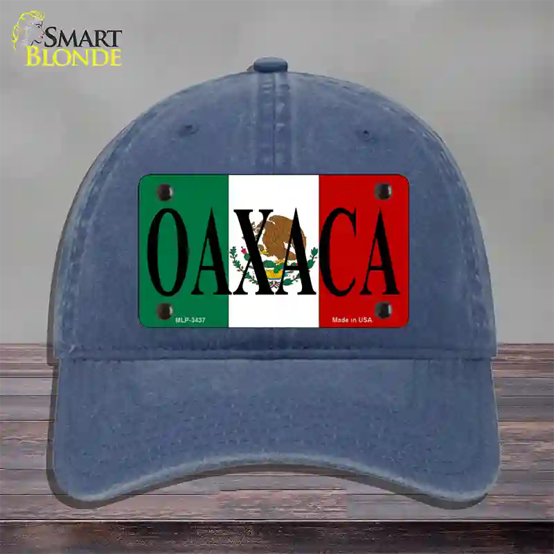 Oaxaca Novelty License Plate Hat Unconstructed Cotton / Navy