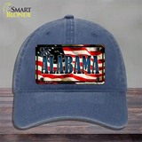 Alabama USA Novelty License Plate Hat Unconstructed Cotton / Navy