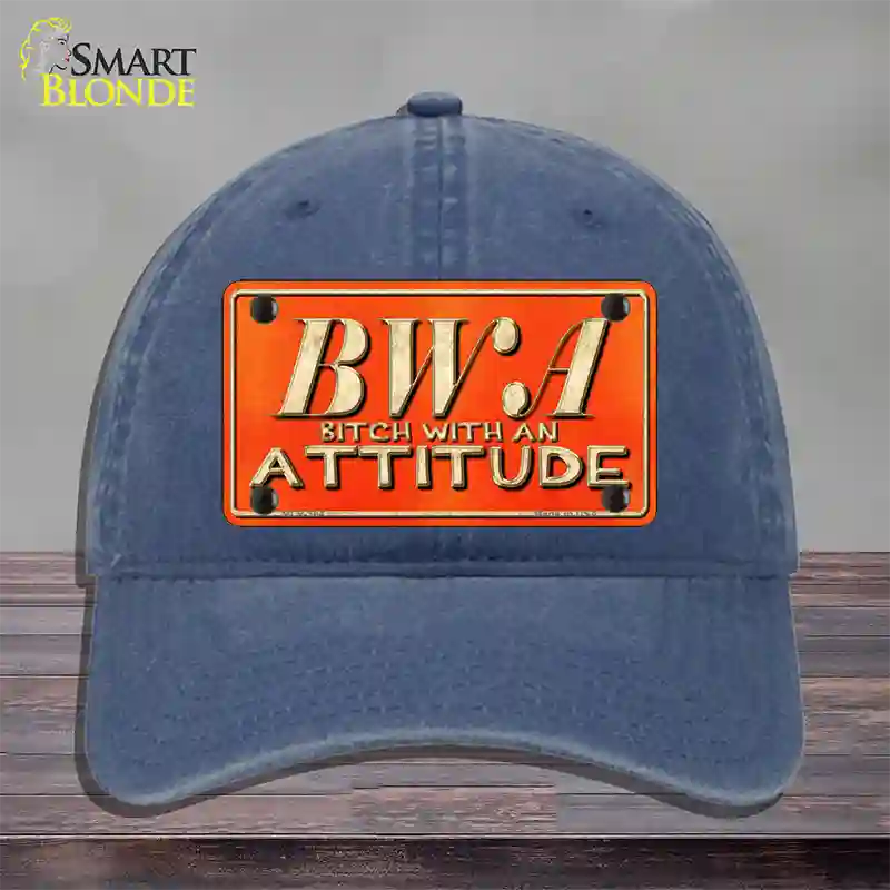 B.W.A. Novelty License Plate Hat Unconstructed Cotton / Navy