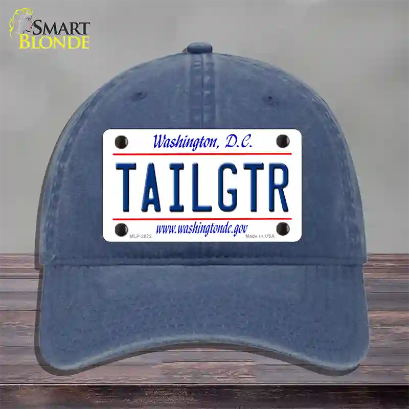 Tailgtr Washington DC Novelty License Plate Hat Unconstructed Cotton / Navy