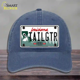 Tailgtr Louisiana Novelty License Plate Hat Unconstructed Cotton / Navy