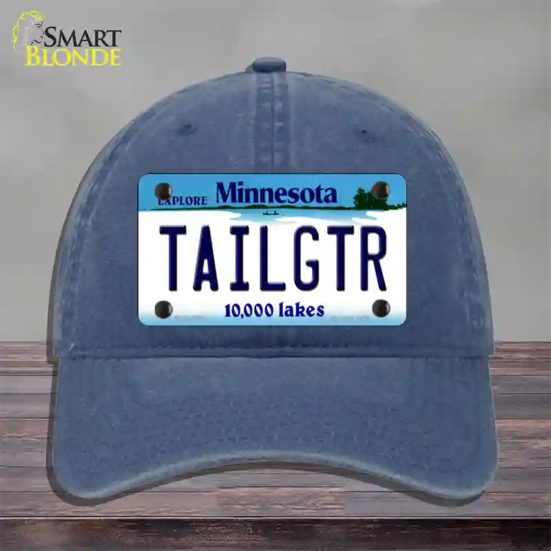 Tailgtr Minnesota Novelty License Plate Hat Unconstructed Cotton / Navy