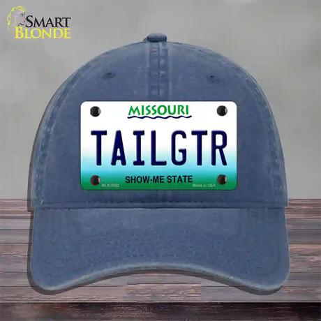 Tailgtr Missouri Novelty License Plate Hat Unconstructed Cotton / Navy