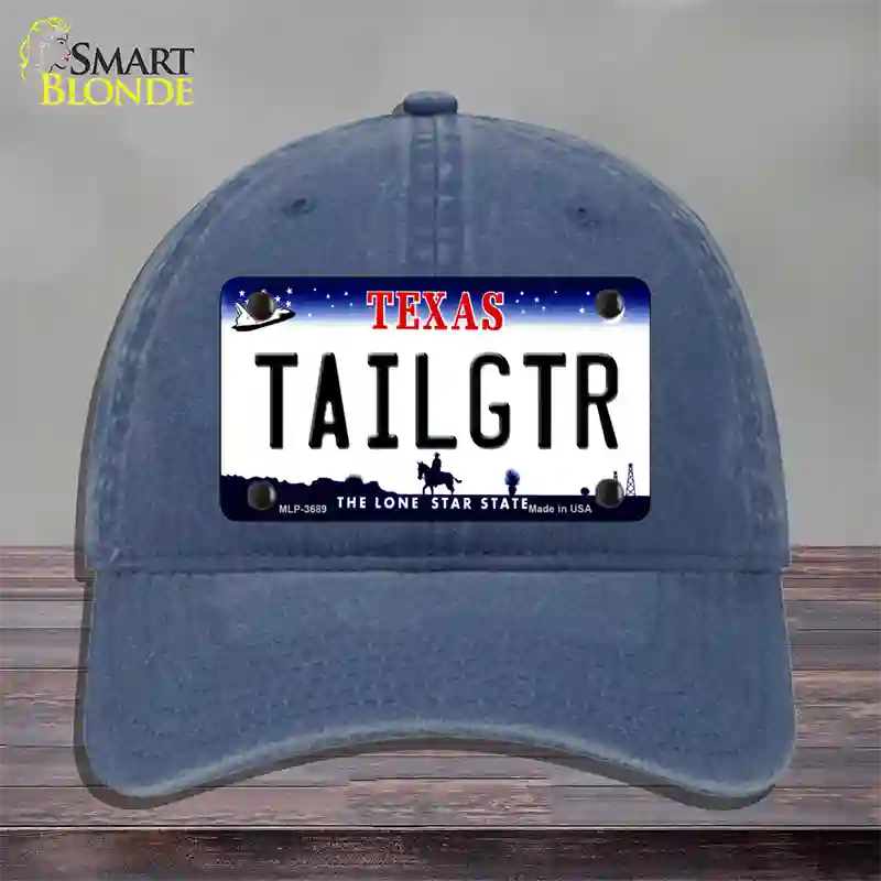 Tailgtr Texas Novelty License Plate Hat Unconstructed Cotton / Navy