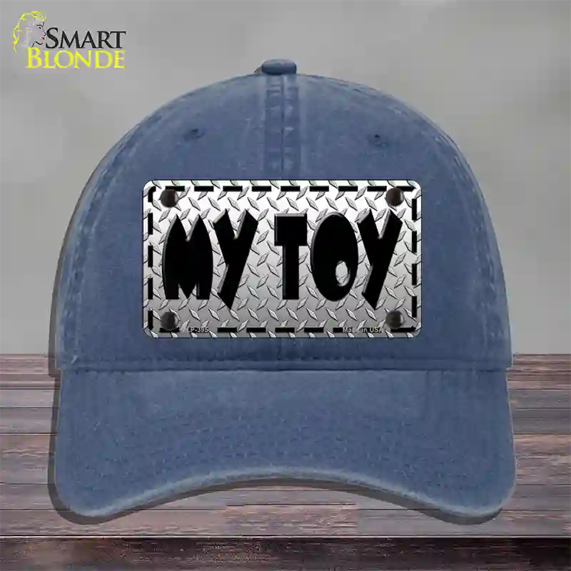 My Toy Novelty License Plate Hat Unconstructed Cotton / Navy