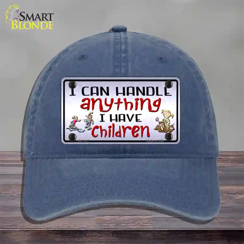 I Can Handle Anything Novelty License Plate Hat Unconstructed Cotton / Navy