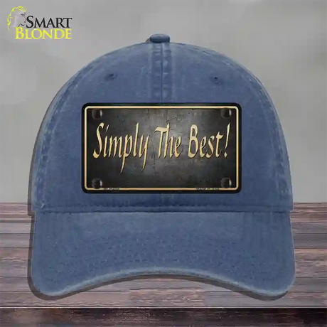 Simply The Best License Novelty License Plate Hat Unconstructed Cotton / Navy