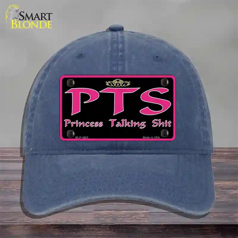 P.T.S. Novelty License Plate Hat Unconstructed Cotton / Navy