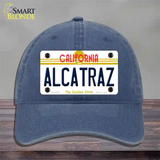 Alcatraz California Novelty License Plate Hat Unconstructed Cotton / Navy