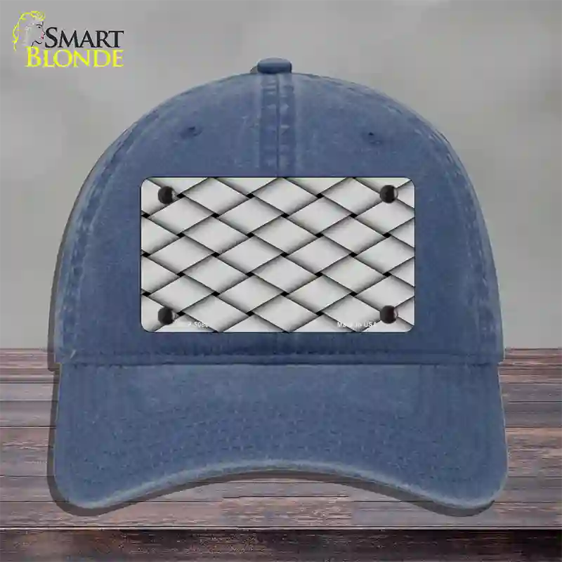 Weave Customizable Novelty License Plate Hat Unconstructed Cotton / Navy