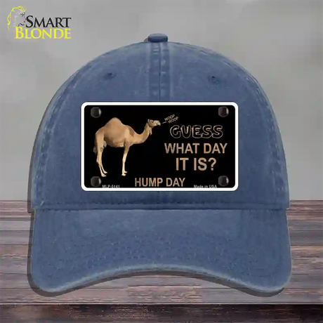 It Is Hump Day Novelty License Plate Hat Unconstructed Cotton / Navy