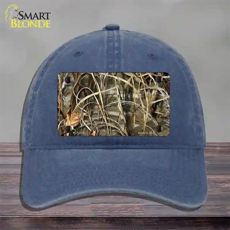 Camo Sticks Novelty License Plate Hat Unconstructed Cotton / Navy