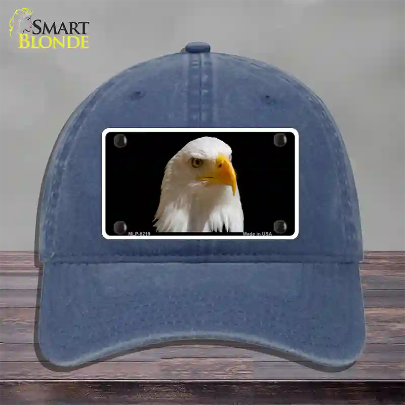 Eagle Novelty License Plate Hat Unconstructed Cotton / Navy