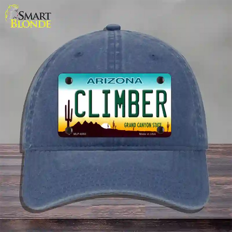 Arizona Climber Novelty License Plate Hat Unconstructed Cotton / Navy