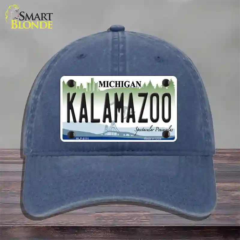 Kalamazoo Novelty License Plate Hat Unconstructed Cotton / Navy