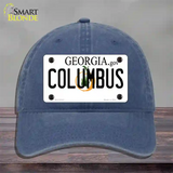 Columbus Georgia Novelty License Plate Hat Unconstructed Cotton / Navy