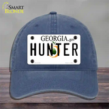 Hunter Georgia Novelty License Plate Hat Unconstructed Cotton / Navy