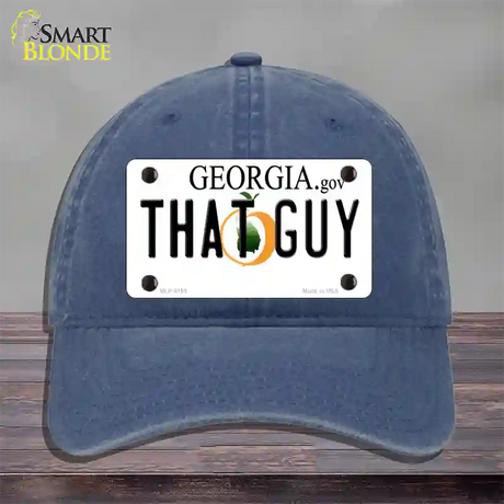 That Guy Georgia Novelty License Plate Hat Unconstructed Cotton / Navy