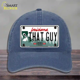 That Guy Louisiana Novelty License Plate Hat Unconstructed Cotton / Navy