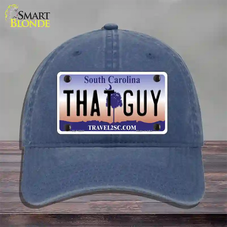 That Guy South Carolina Novelty License Plate Hat Unconstructed Cotton / Navy