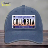 Columbia South Carolina Novelty License Plate Hat Unconstructed Cotton / Navy