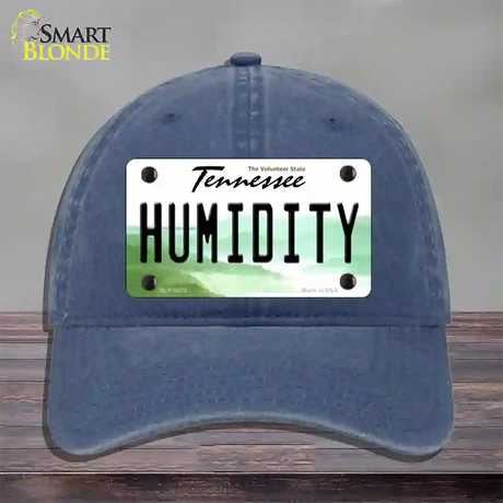 Humidity Tennessee Novelty License Plate Hat Unconstructed Cotton / Navy