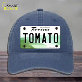 Tomato Tennessee Novelty License Plate Hat Unconstructed Cotton / Navy