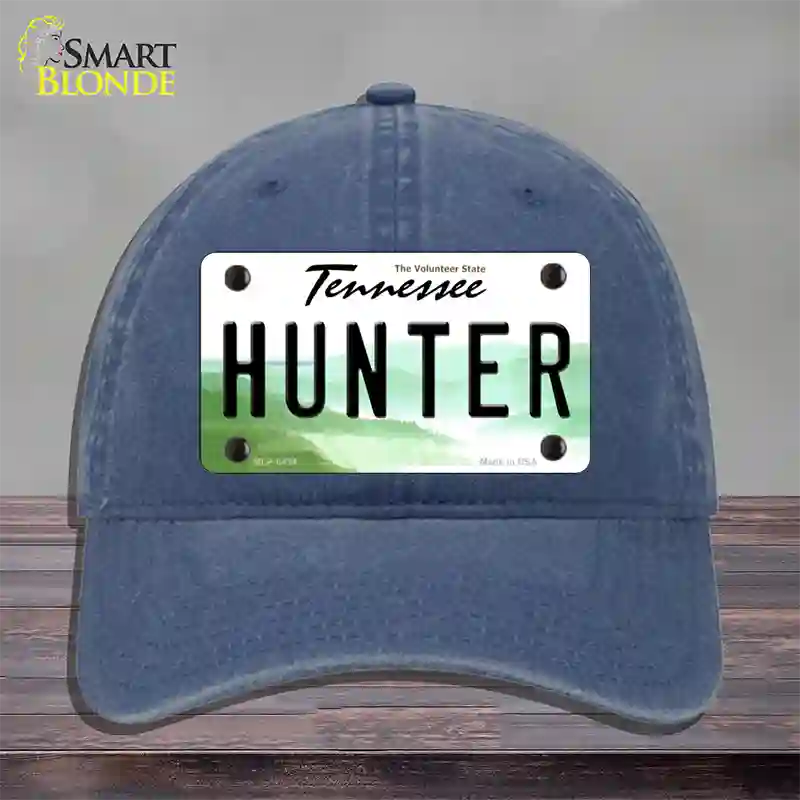 Hunter Tennessee Novelty License Plate Hat Unconstructed Cotton / Navy