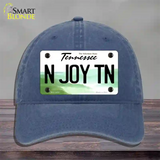 N Joy Tennessee Novelty License Plate Hat Unconstructed Cotton / Navy