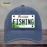 Fishing Tennessee Novelty License Plate Hat Unconstructed Cotton / Navy