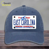 East Carolina North Carolina Novelty License Plate Hat Unconstructed Cotton / Navy