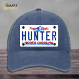 Hunter North Carolina Novelty License Plate Hat Unconstructed Cotton / Navy