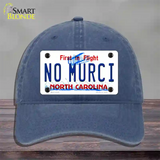 No Murci North Carolina Novelty License Plate Hat Unconstructed Cotton / Navy