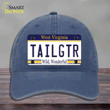 Tailgtr West Virginia Novelty License Plate Hat Unconstructed Cotton / Navy