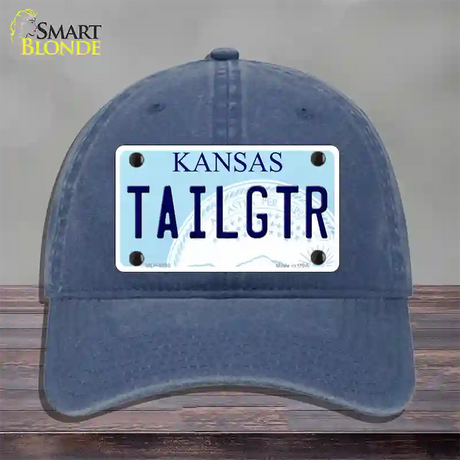 Tailgtr Kansas Novelty License Plate Hat Unconstructed Cotton / Navy