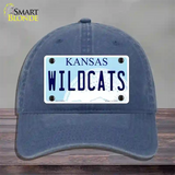 Wildcats Kansas Novelty License Plate Hat Unconstructed Cotton / Navy