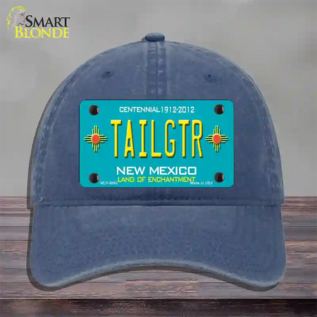 Tailgtr New Mexico Novelty License Plate Hat Unconstructed Cotton / Navy