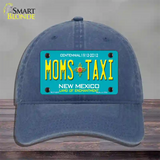 Moms Taxi New Mexico Novelty License Plate Hat Unconstructed Cotton / Navy