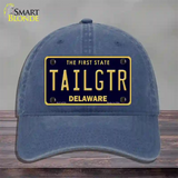 Tailgtr Delaware Novelty License Plate Hat Unconstructed Cotton / Navy