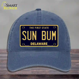 Sun Bum Delaware Novelty License Plate Hat Unconstructed Cotton / Navy