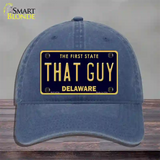 That Guy Delaware Novelty License Plate Hat Unconstructed Cotton / Navy