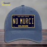 No Murci Delaware Novelty License Plate Hat Unconstructed Cotton / Navy