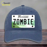 Zombie Tennessee Novelty License Plate Hat Unconstructed Cotton / Navy