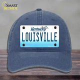 Louisville Kentucky Novelty License Plate Hat Unconstructed Cotton / Navy