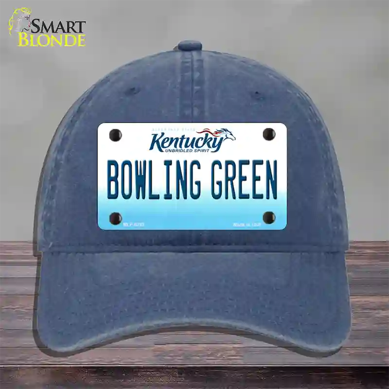 Bowling Green Kentucky Novelty License Plate Hat Unconstructed Cotton / Navy